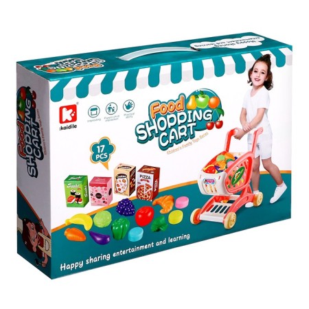 Product trolley "Shop" with products-10