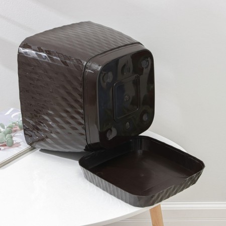Pot with the pallet "Classic", 15 l, chocolate color-1