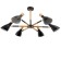 Morocco chandelier 6x40W E27 Black 90x90x58.5 cm Bayerlux