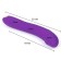 Vibrator with stimulation of the point G, 22 x3.8 x3.1 cm, purple