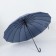 Umbrella - a semiautomatic “monoton” cane, eponge, 16 knitting needles, r = 53 cm, mix color