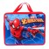 Plastic folder with A4 handles, on a zipper, 75x330x260 mm, spider-man