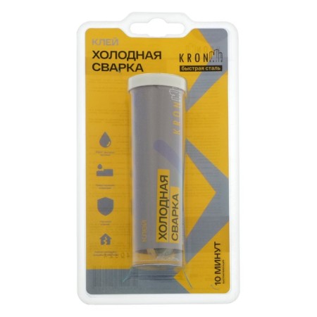 Cold welding kronbuild glue, fast steel, 55 g-4