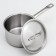 Steering, 2.8 l, d = 18 cm, h = 11 cm, metal cover, triple bottom, induction