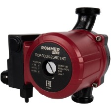 Circulation pump Rommer Profi 25/80-180, 165 W, pressure 8 m, 94.5 l/min, cable 1.3 m