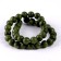 Beads made of natural stone "Green Jade" set 36 pcs., Size 1 pc. - 10 mm