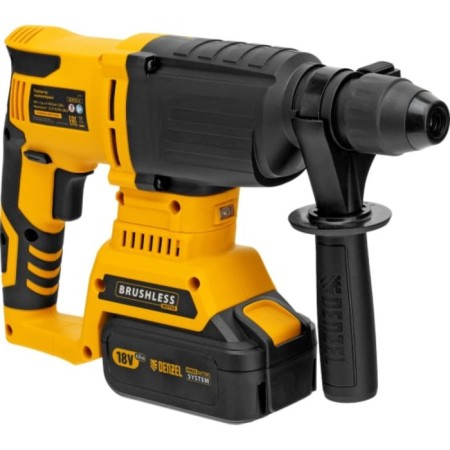 Bathemer punctorator Denzel BLRH-IB-26, 18 V, Li-Ion, 4 Ah, SDS-PLUS, Case-1