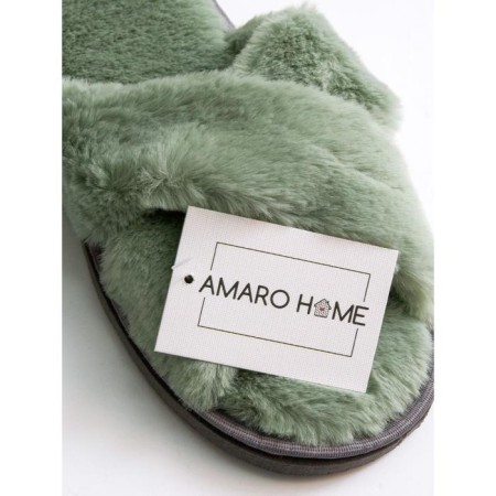 Slippers Women's Cross open nose, size 36-38, emerald color-6