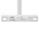 Bracket on a support with 1 clamp white (625x460x280 Ø57) rexant art. 607-302; 607-304;