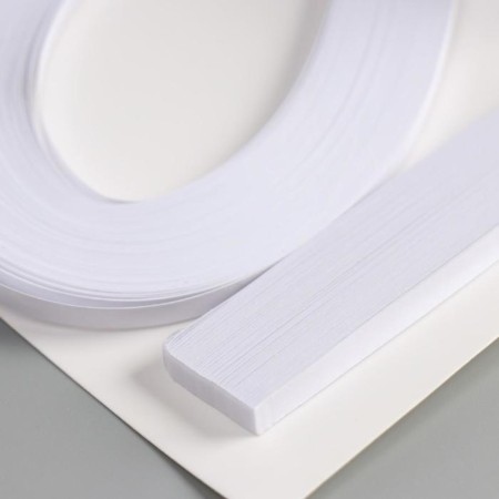 Strips for quilling 120 strips density 120 grams "white" width 0.5 cm length 53 cm-1