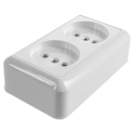 Rosette Kuntsevo 8009, OP, Tim, OP, 2 sockets, 10A