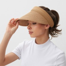 Female visor minku, color light brown, river 58