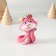Polystone souvenir "Snake with a floral wreath" with gold mix 4.5x4x6.5 cm