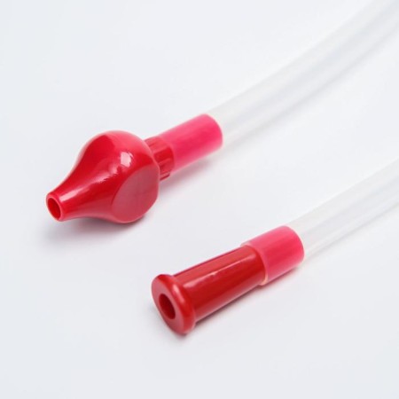Children's nasal aspirator "Bear", red color-4