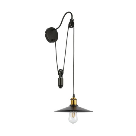 Wall lamp EVOLUCE. Sle120501-01. ESPERAZZA. 1x60 W, E27, 26x50 cm, black color-11