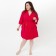 Women's robe, raspberry color, size 44
