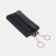 Key of zipper, length 15 cm, 2 rings, black color