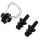 ONLYTOP swimming set: Nose clamp, beryushi, Mix color