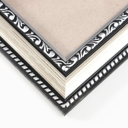 Photo frame plastic 40x60 cm 790 silver-2
