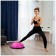 Semosfer Bosu gymnastic, 55 x 20 cm, with a pump, pink color