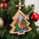 Decor with backlight "Christmas tree with a deer"