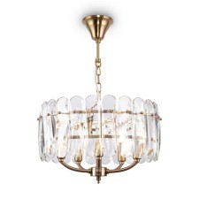 Светильник подвесной Maytoni MOD122PL-05BS, 5хE14, 40Вт, 43х43х125 см, цвет латунь