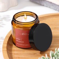 Aromatic candle in the bank 