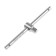 T-shaped tundra, square 3/8 ", 160 mm, CRV