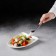 Porcelain dish Magistro "Blanche", 24 × 18 × 4.5 cm, white color
