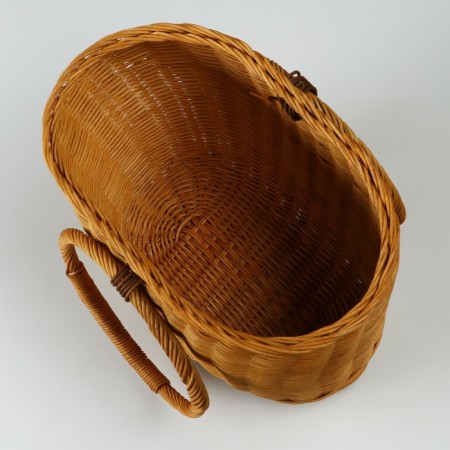 Wicker basket, 26 x 16 x 18/30.5 cm, rattan-2