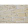 Gypsum tile "Vintage" 0.5 sq.m. (33pcs in a set) beige, 200x65 mm