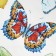 Apron Ethel "Butterflies" 60 x80cm, 100% p/e