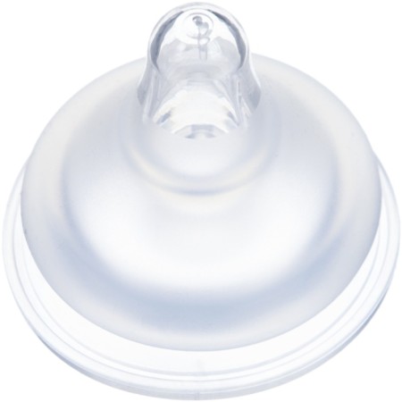Silicone nipple, anti -bicoline., Wide throat, from 6 months, fast stream-9