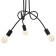 Lamp "Knot" Black 3x40W E27 54x54x40 cm BayerLux
