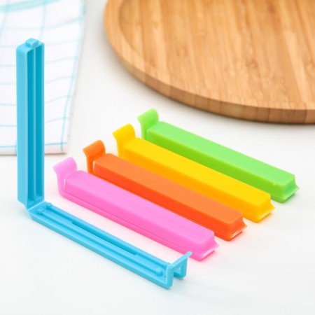 Clamps for packages of the share "ice", 10.5 cm, 5 pcs, color mix-1