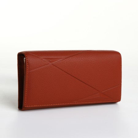 Women's wallet on magnet, redhead color