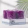 Set of candles-cylinders "Interior", 4 pcs, 6x4 cm, 10 hours, purple
