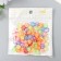 Beads for creativity plastic "Smiley" transparent bright set 20 g 0.5x1x1 cm