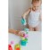 A set of bath toys "Panda and Flower", 3 objects, on suction cup