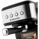 Brayer BR1114 coffee machine, Rozhkova, 1100 watts, 1.5 l, cappuccino, black-silver-silver