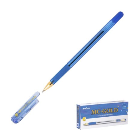 Ballic handle Munhwa MC Gold, rubber flu, blue ink, 1.0 mm node 1.0 mm-4