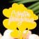 Topper "Happy Birthday. Health", gold and white, give beautifully