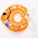 Circle of children's neck, for bathing with rattles, "fish", color mix