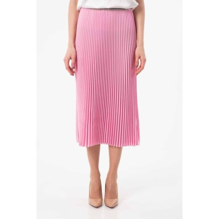 Female skirt, size 42, pink color-5