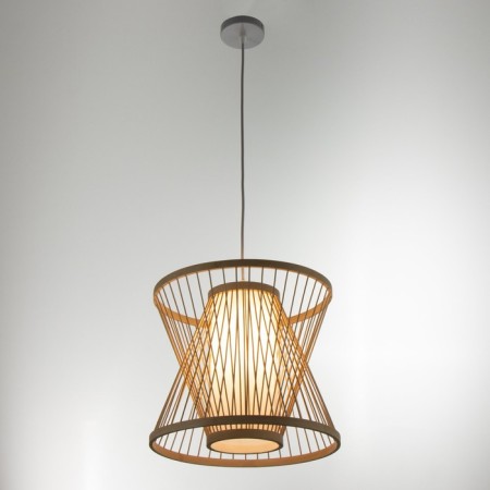 Bayerlux “Firza” lamp E27 40w beige 35x35x30-150cm-1