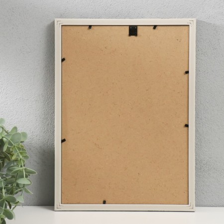 Photo frame Plastic format A4 "mother of pearl with a gold frame" 23x32 cm-2