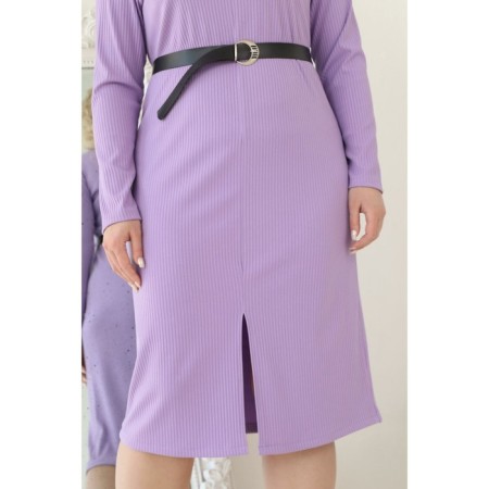 Female dress, size 50, purple color-6