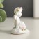 Figure Polystone "Angel on the heart in roses" mix 3.7x3.3x2 cm