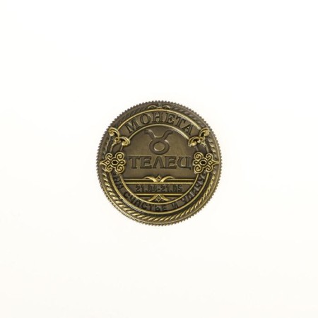 Монета сувенир знак зодиака «Телец»-3