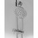 Shower system ESKO STT5054, thermostat, tropical shower, shower, chromium